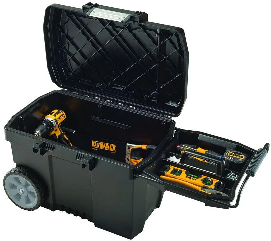 DEWALT Rolling Job Box Portable Tool Organizer Storage Toolbox