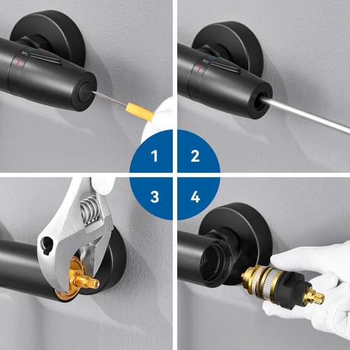 Duschsystem mit Thermostat Duscharmatur Regendusche Duschset Handbrause Dusche - Bild 201 von 236