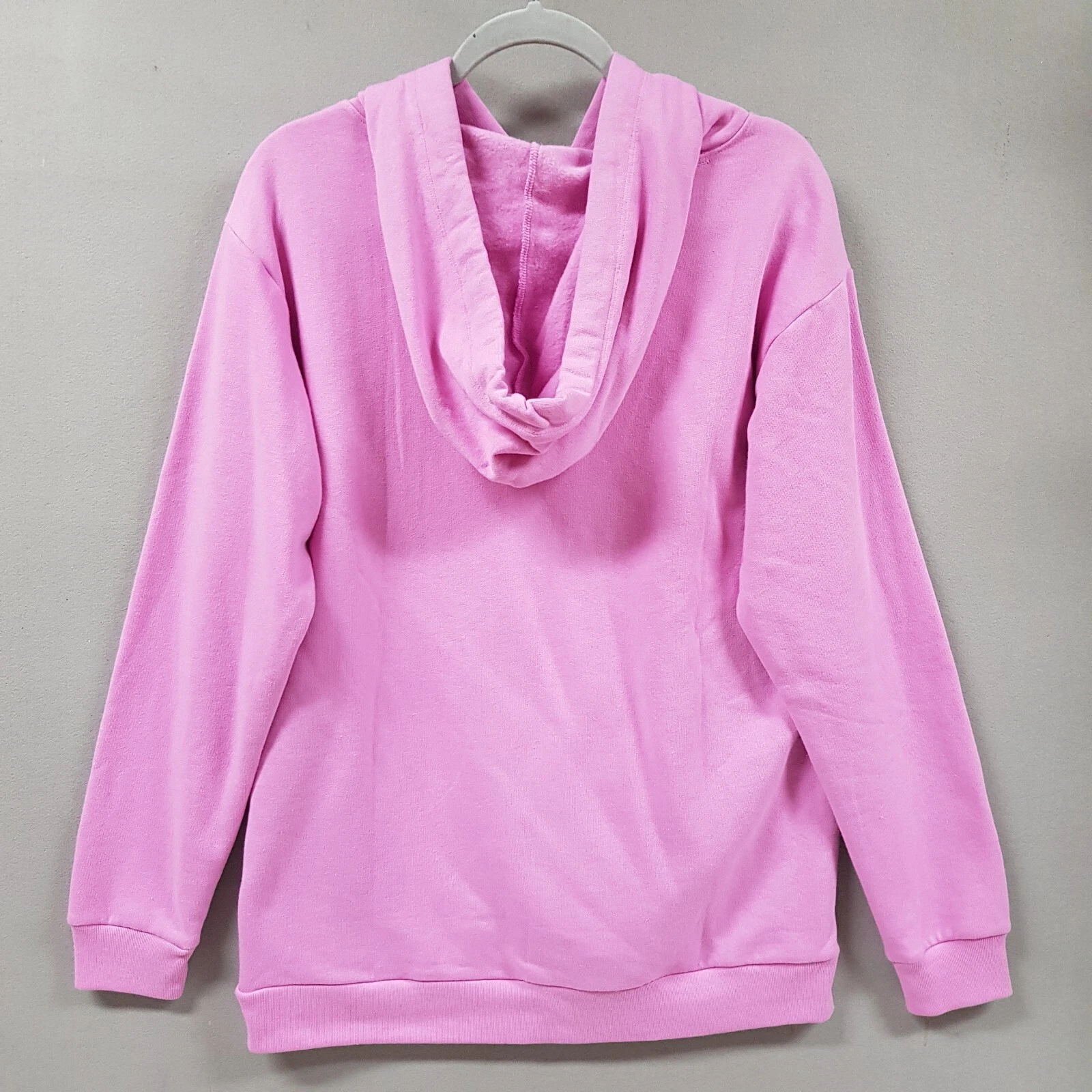 UNDERCOVER ROSA Victoria's Secret Felpa con Cappuccio Donna Media Lavanda Corsivo Spell Out