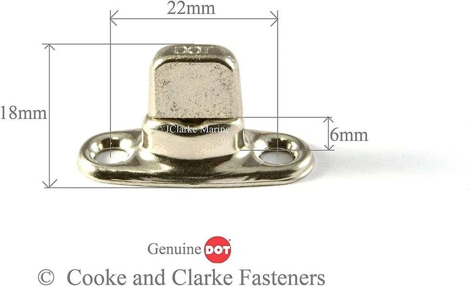 Scovill Dot Brand Nickel-Plated Eyelet Fasteners - 10 Pieces for Outdoor Use - Image 4 of 4