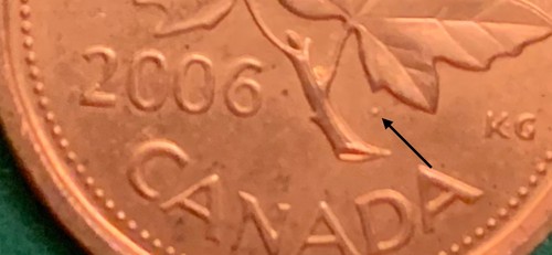 *RARE ERROR* CANADA 2006 NO P NO RCM NO LOGO NON MAGNETIC CENT PENNY COIN AUNC - Foto 1 di 5