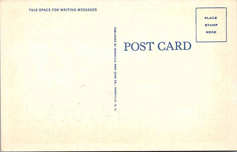 Postcard ROAD SCENE Chimney Rock Mountain North Carolina NC 10/19