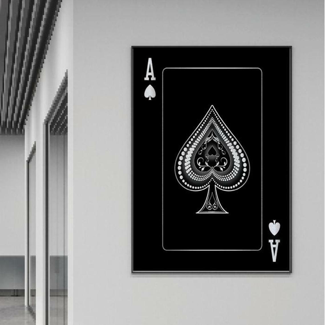 Póster plateado de Ace of Spades (póster, sin marco)