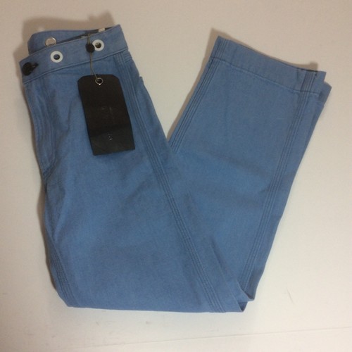 NWT Rag & Bone $350 Crop Grommet Jeans Sz 23 Powder Blue - Picture 5 of 10
