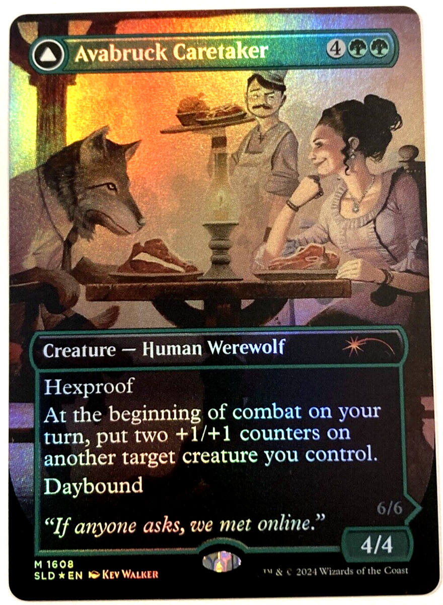 MTG Avabruck Caretaker RAINBOW FOIL Secret Lair Drop Series 1608