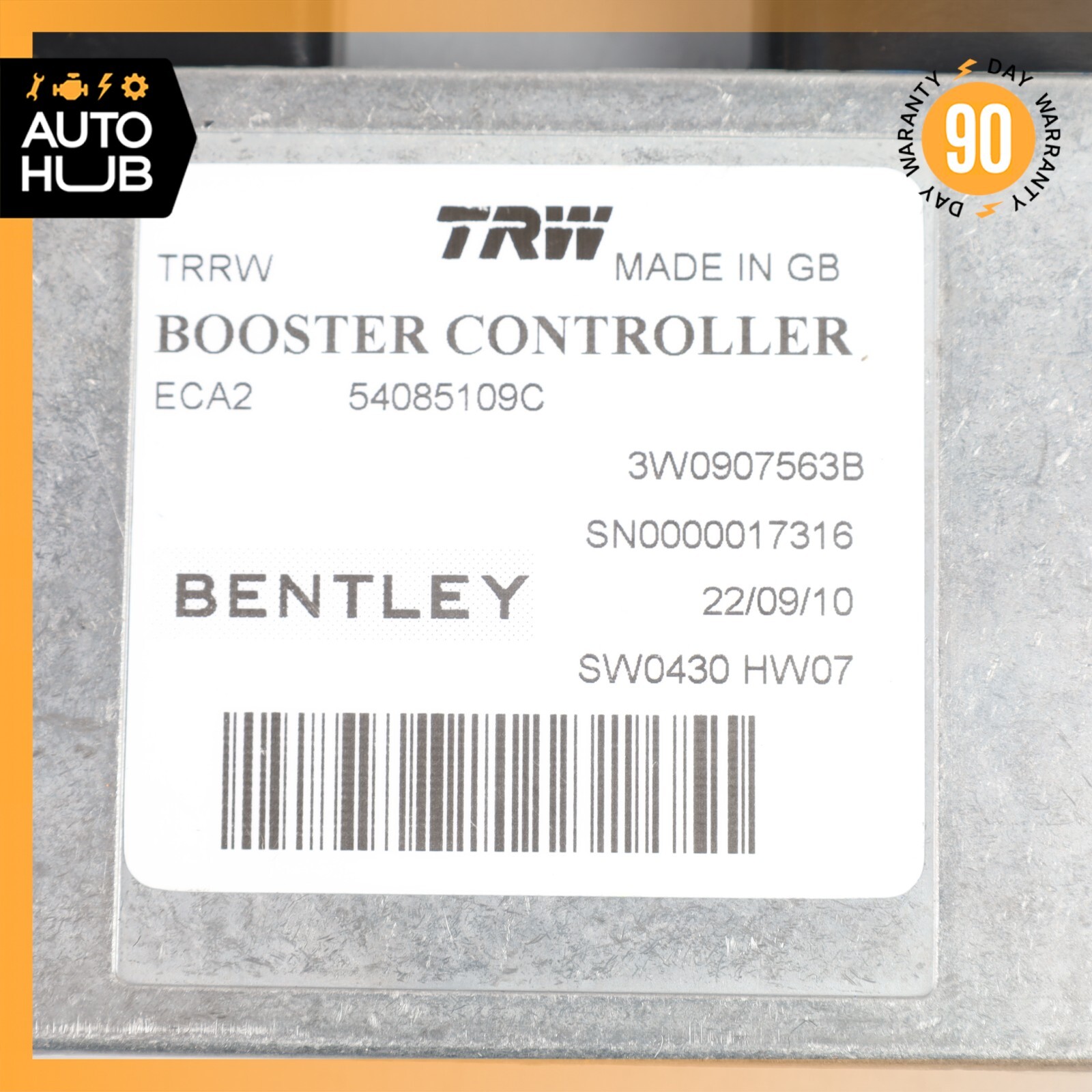 09-18 Bentley Continental GTC Adaptive Cruise Control Module Unit OEM 59k