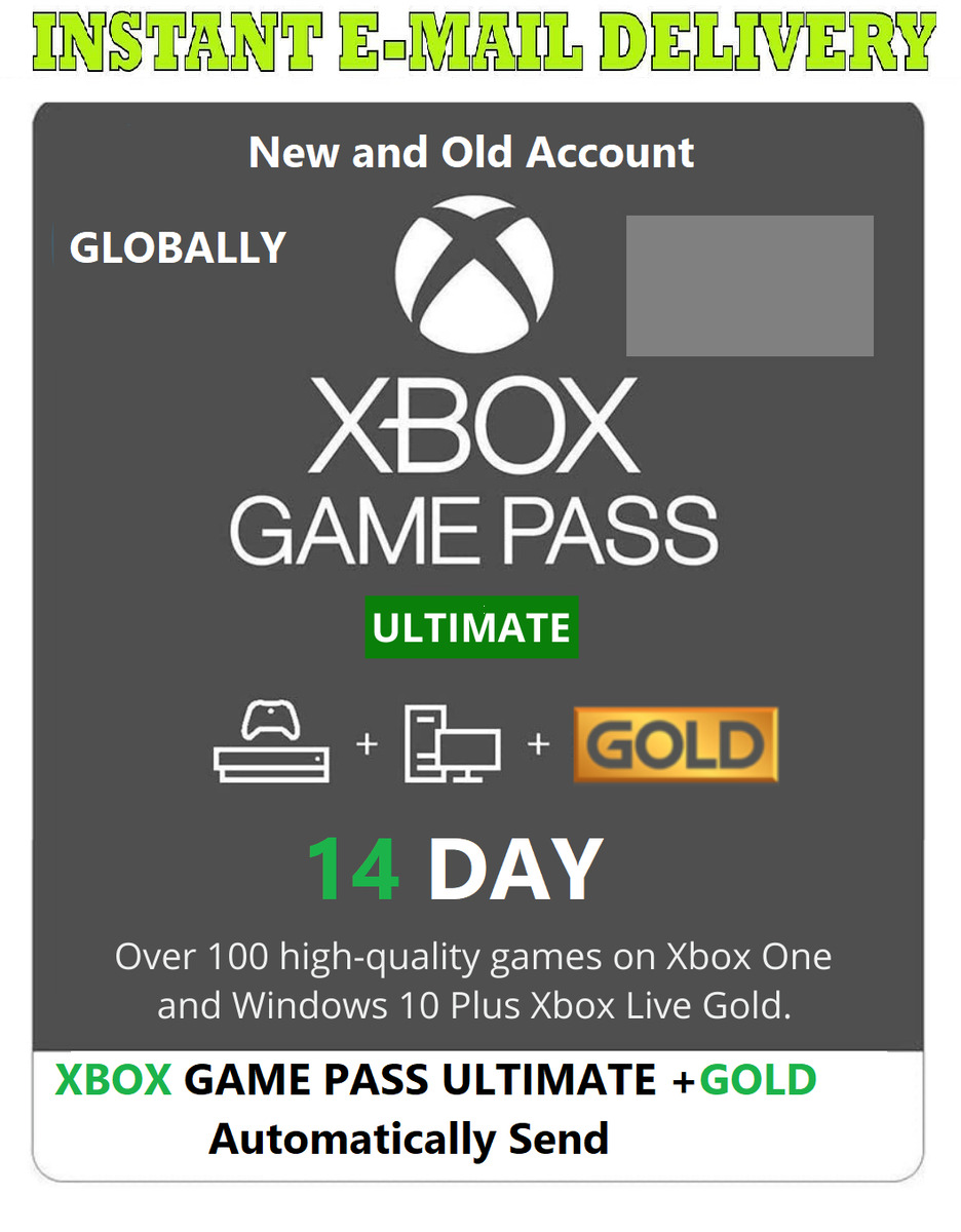 XBOX GAME PASS ULTIMATE 1 MONTH & GOLD LIVE US CODE INSTANT DELIVERY