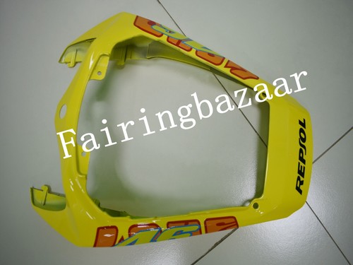 Fit for 2008-2011 CBR1000RR Rossi Repsol Black Yellow ABS Injection Fairing Kit - Picture 7 of 9