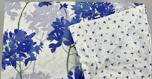 ANNE DE SOLENE ESCAPADE KING DUVET COVER SHAMS 5pc. SET BLUE CORN FLOWER FRANCE - Bild 3 von 9