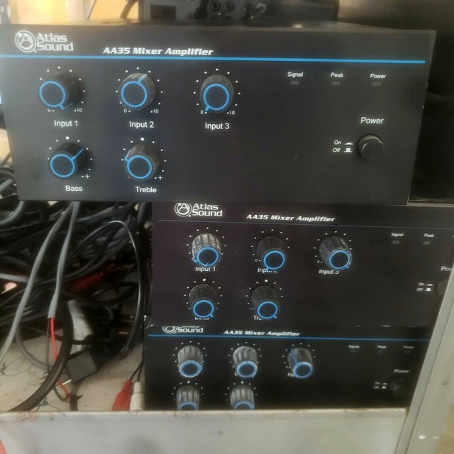 Atlas Sound AA35 Mixer Amplifier for sale online eBay