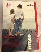 Ilford Photo Paper Glossy 4X6 Inch - 100 Sheets