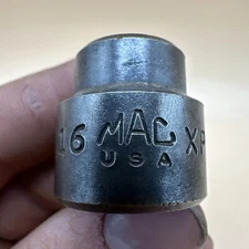 Mac Tools XP226 3/8 Drive Standard 11/16 6 Point Impact Shallow Socket MADE USA