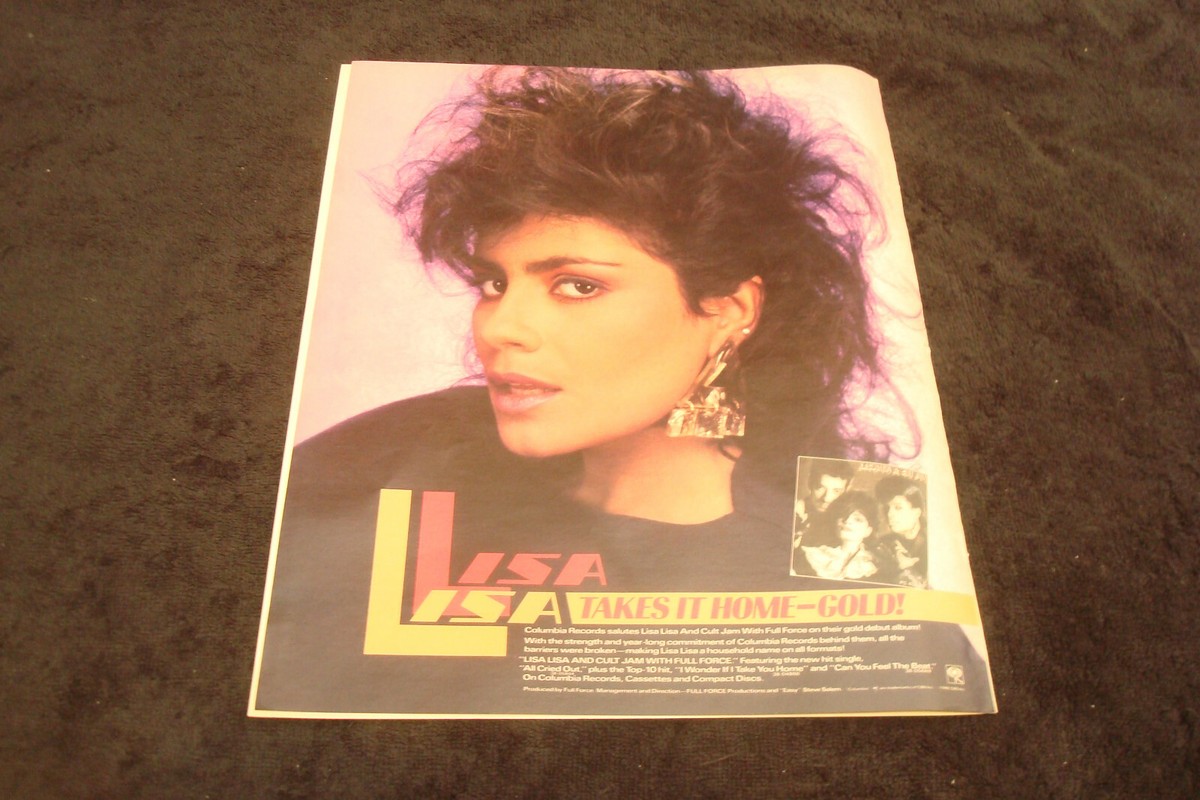 LISA LISA AND CULT JAM 1986 ad & GLORIA ESTEFAN AND MIAMI SOUND