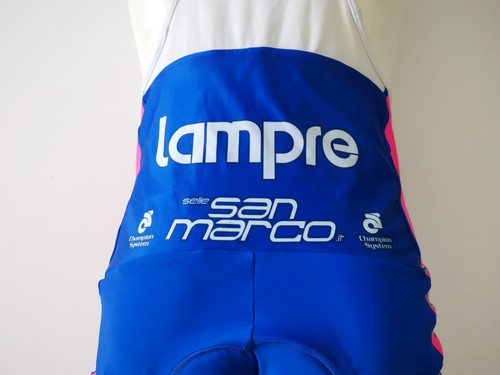 VINTAGE MEN MERIDA LAMPRE CHAMPION SYSTEM SELLE SAN MARCO CYCLING BIB SHORTS 2XL - Picture 5 of 8