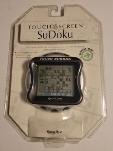 Excalibur Travel Size Sudoku Touch Screen With Stylus Electronic Hand Held Game - Picture 1 of 3