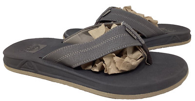 Reef Men's Element TQT Bottle Opener Bwn Comfort SlipOn Flip Flops Size:11 167P