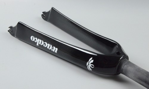 Carbon Fiber Bicycle Rigid Forks 16/18/20/22 in BMX Folding Bike Fork 74mm/100mm - Picture 7 of 14