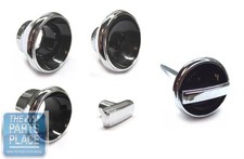 68 Chevelle Impala Dash Knob Bezel Set Headlight Wiper Lighter Ignition 5pcs