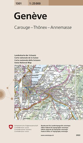 Thumbnail - Swisstopo 1 : 25 000 Genève