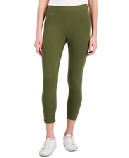 Style Co Women Mid-Rise Capri Leggings Winter Moss Sz S