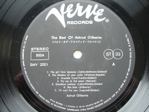 The Best Of Astrud Gilberto ~ Japanese IMPORT Greatest Hits LP Verve SMV-2001 - Picture 10 of 18