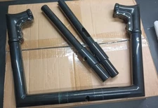 10" Rise 1.25" Fat Pullback Adjustable Fused Handlebar 2015-Later Harley Touring