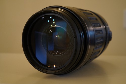 CANON EF 100-300MM 1:4.5-5.6 ULTRASONIC EF ZOOM LENS with lens hood and cap
