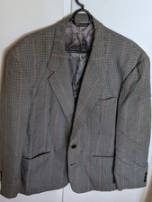 Striped Roger David Mens Suit Jacket   Size 102S