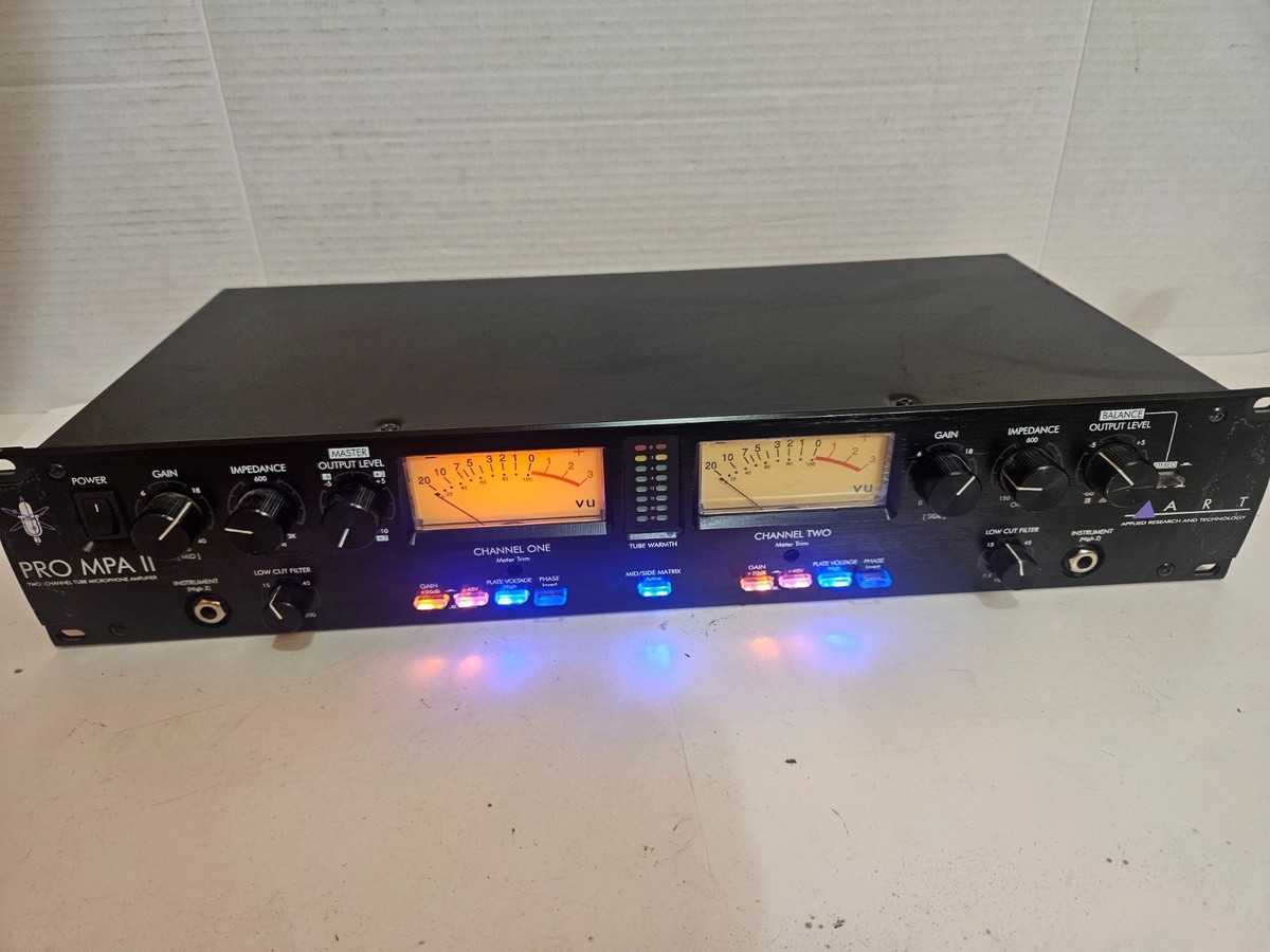 ART Pro Audio Pro MPA II 2-Channel Tube Microphone Preamp | eBay