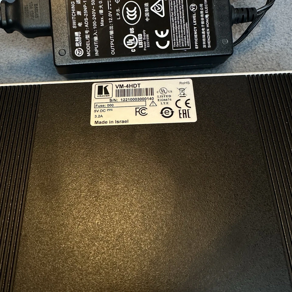 Kramer VM-4HDT 1:4 UHD 4K HDMI over HDBaseT Distribution Amplifier (G82) - Image 2 of 4