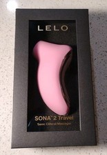 LELO SONA 2 VIAJE RECARGABLE SÓNICO ESTIMULADOR CLÍTORIS MASAJEADOR ROSA NUEVO