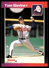 Tom Glavine 1989 Donruss #381 Atlanta Braves MLB READ FREE SHIPPING AutographDen