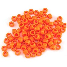 6 x 9mm,Pony Beads Opaque Multicolor Mix Plastic Acrylic Bulk Craft Po