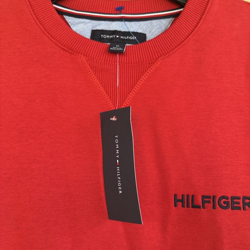 Tommy Hilfiger sweatshirt Apple Red long sleeve pullover. Medium NWT - Picture 4 of 10