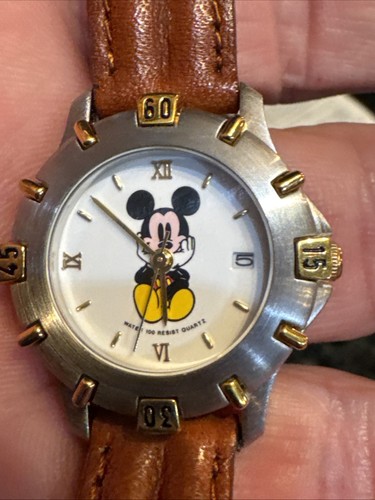 Disney seltene sitzende Mickey Mouse Uhr in orig. Box Vintage 1993 Neu aus altem Lagerbestand Mickey, Inc NEU - Bild 3 von 12