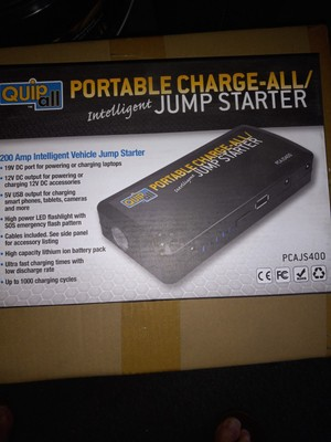 #ad Quip All Mini Charge All 200A 12V Automotive Jump Starter $40.00