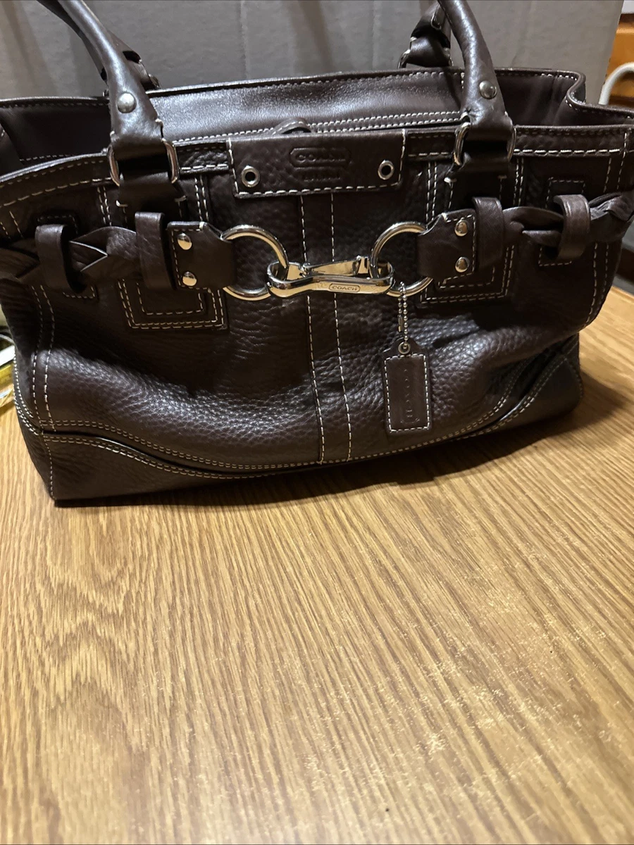 Coach Hampton Satchel/Top Handle Bag Brown Bags & Handbags for