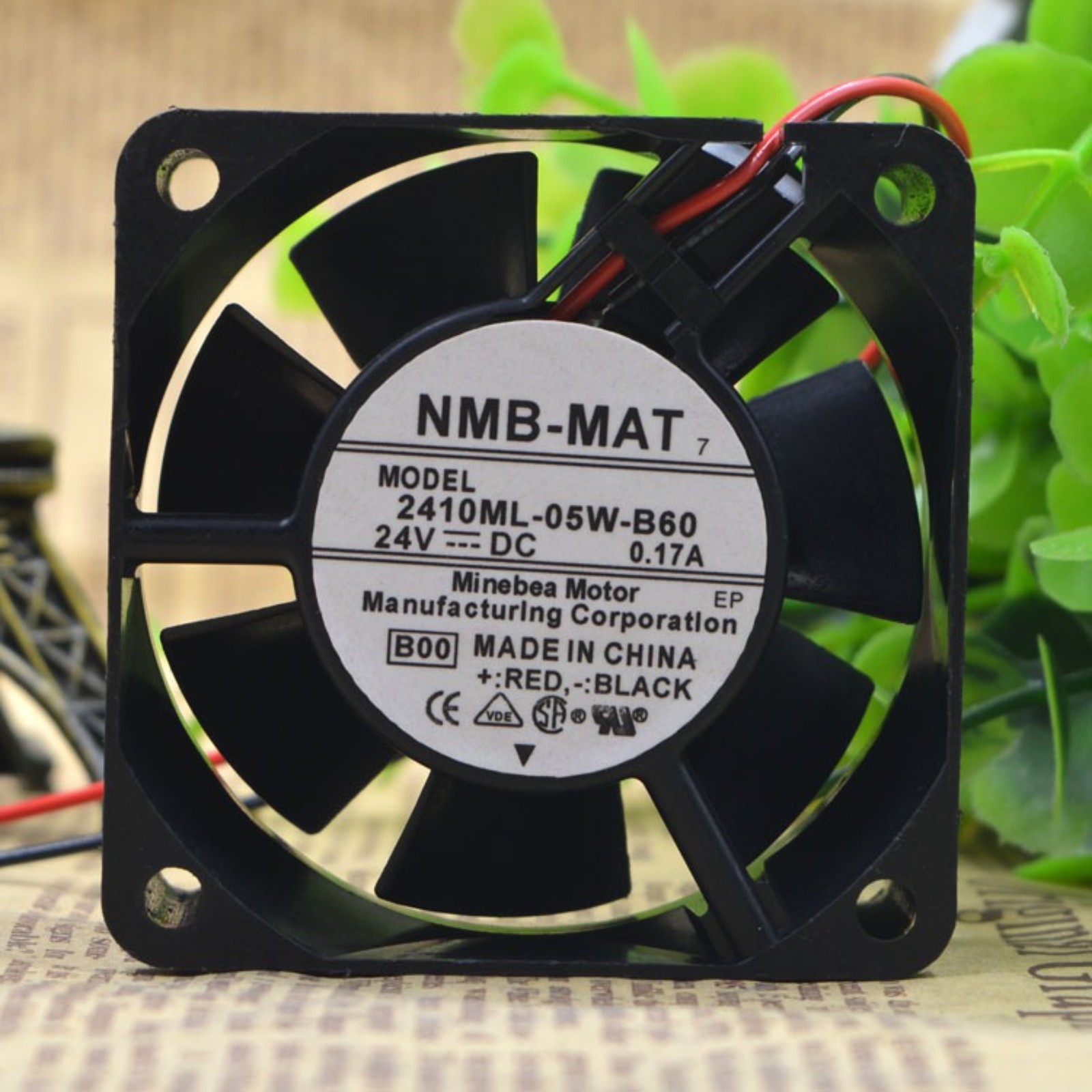 10pcs NMB-MAT 2410ML-05W-B60 DC 24V 0.17A 6CM 6025 Axial cooling fan ...