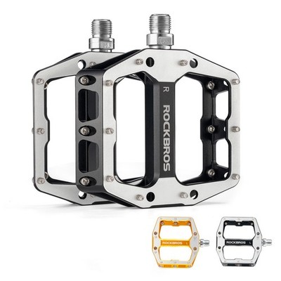 ROCKBROS Aluminium Fahrradpedale 11×10cm Plattform Trekking&Downhill Flat Pedale