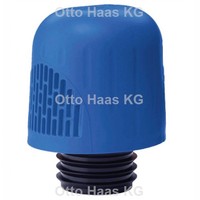 Haas Oha-RohrbelüFter Dn 32/40/50, Blau, Mit Frostschutzhaube