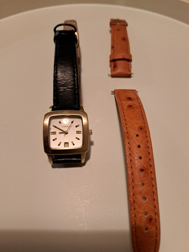 Fossil Uhr Damen gold mit Wechselarmband echt Leder - Bild 1 von 7