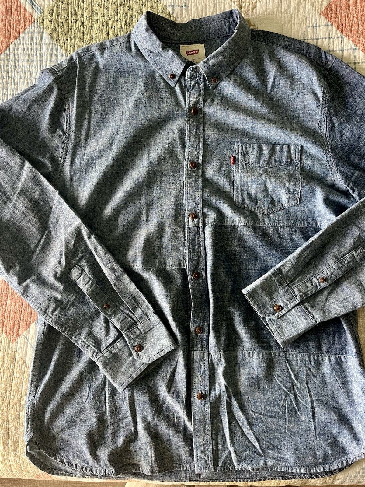 Levi’s Special edition Chambray Patchwork XL Men … - image 4