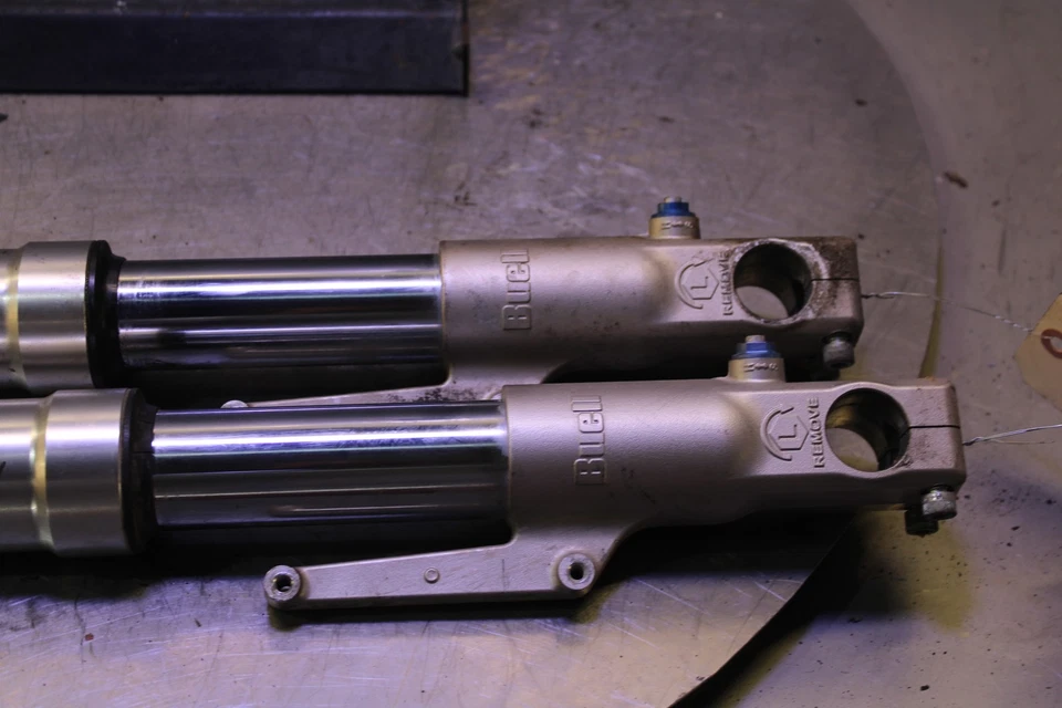 2007 Buell Firebolt XB12R FRONT FORKS SHOCK SUSPENSION SET PAIR Straight Foto 2 de 4