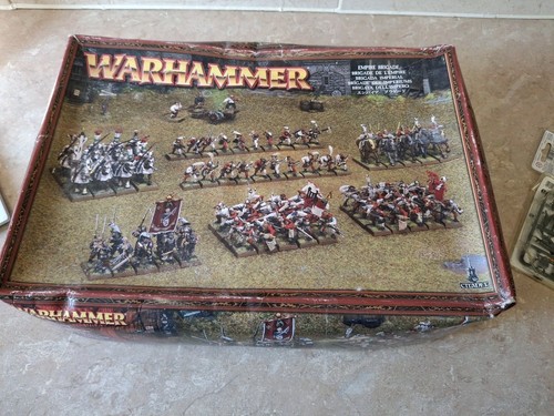 WARHAMMER Empire Brigade Army Box Open But Complete And On Sprues Box Not Great
