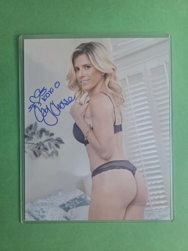 Cory Chase Hand Signed 8x10 Photo Adult Film Star Autograph Signature Model 