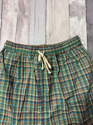BNWT Moto Jeanswear 100% Cotton Gingham Elasticated Shorts Mens Uk Large D1 - Picture 3 of 13