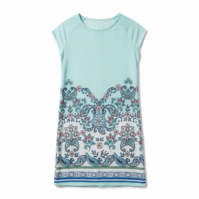Triumph Riad Paisley Dress 02 Light Blue Beach Dress Beachwear 36 40 42 44 46 NEW