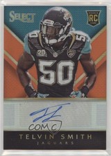 2014 Panini Select Rookie Auto Orange Prizm 7/35 Telvin Smith #RA-TS Auto 0aa