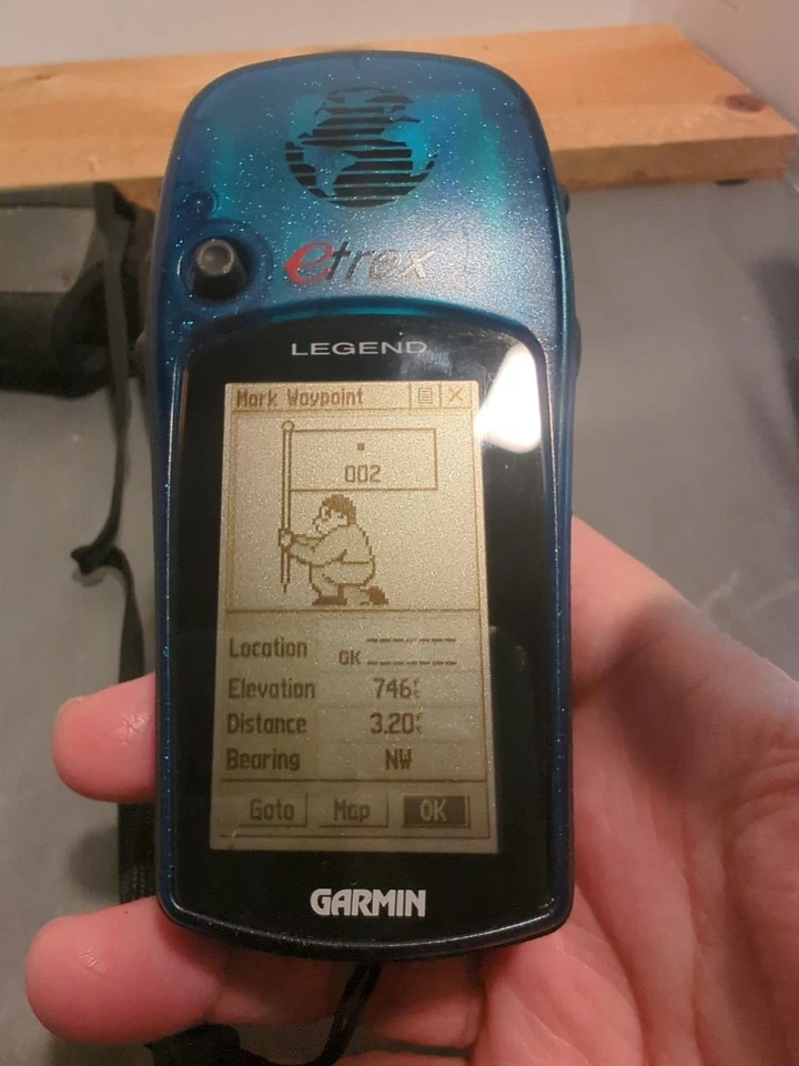 GARMIN ETREX LEGEND - Blue Translucent Handheld GPS Navigation - Image 2 of 4