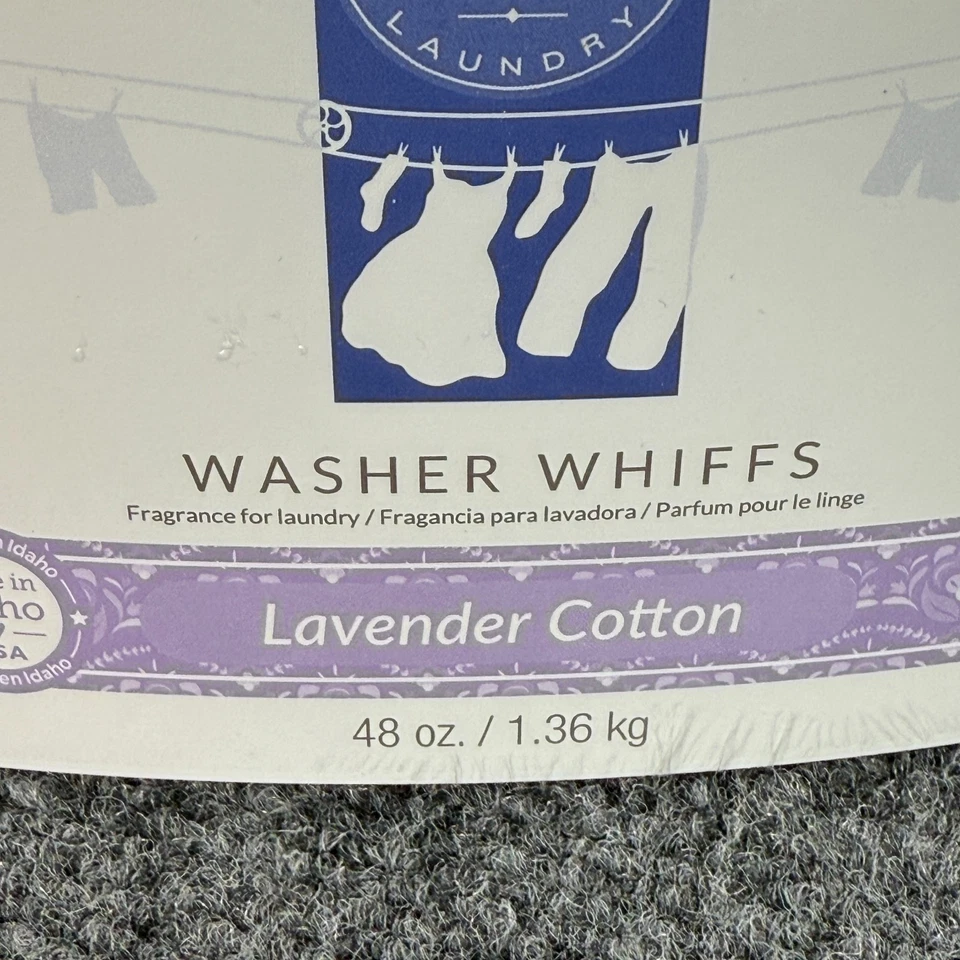 Lavadora Scentsy Clean Whiffs algodón lavanda 48 oz. Nueva bañera sellada hecha en EE. UU. Foto 3 de 4